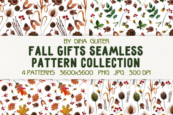 Autumn Design Aesthetics: Integrating Hand-Drawn Watercolor Patterns into Modern Creative Projects