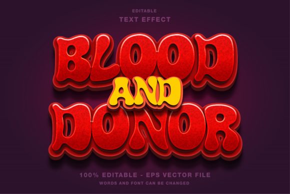 Blood and Donor - Editable Text Effect: A Practical Guide for Designers