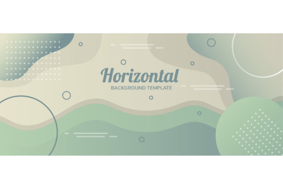 Horizontal Background Pastel Blue Green