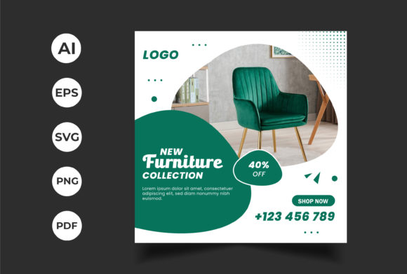 Maximizing Brand Visibility with Professional Furniture Social Media Post Templates