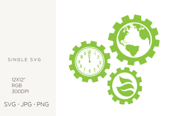 Unlocking Creative Potential with Eco Gears and Cogs SVG Assets