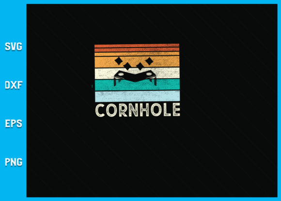 Vintage Cornhole Retro Bean Bag SVG: Integrating Retro Design into Modern Creative Workflows